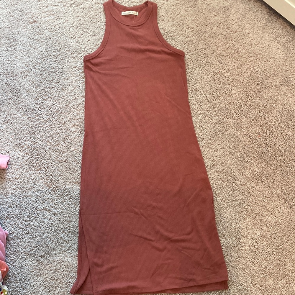 Abercrombie and Fitch ribbed midi dress